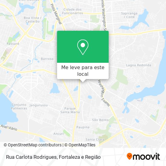 Rua Carlota Rodrigues mapa