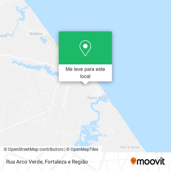 Rua Arco Verde mapa