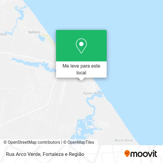 Rua Arco Verde mapa