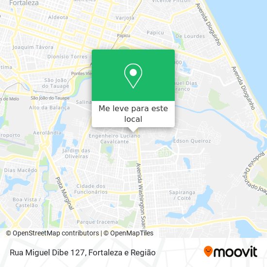 Rua Miguel Dibe 127 mapa