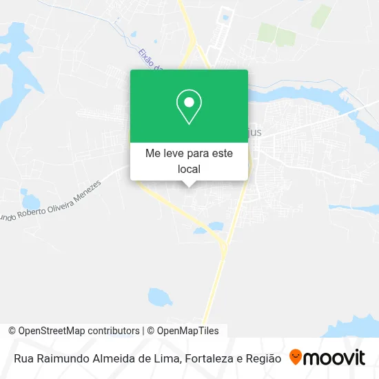 Rua Raimundo Almeida de Lima mapa