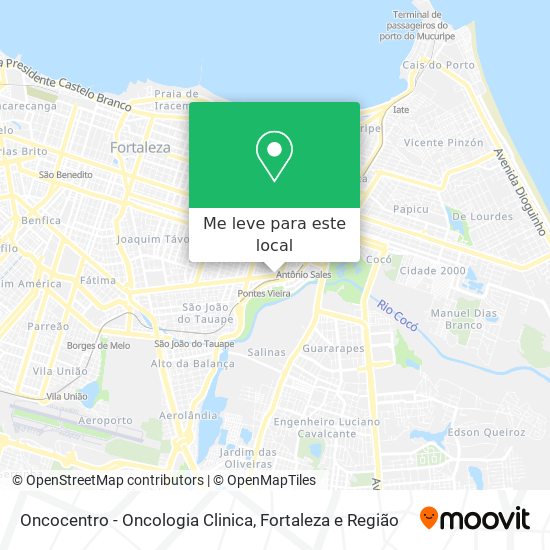 Oncocentro - Oncologia Clinica mapa