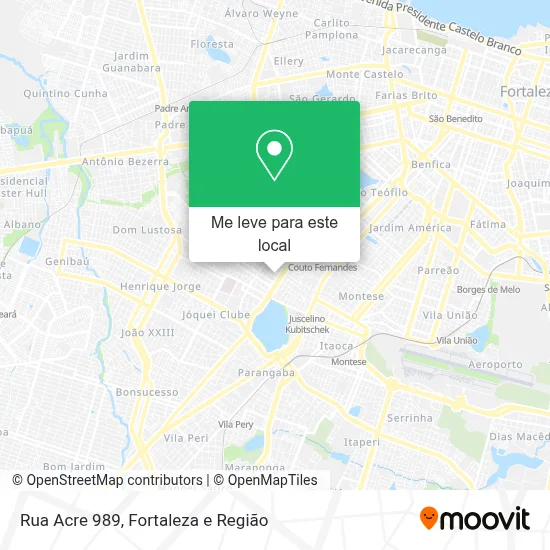Rua Acre 989 mapa