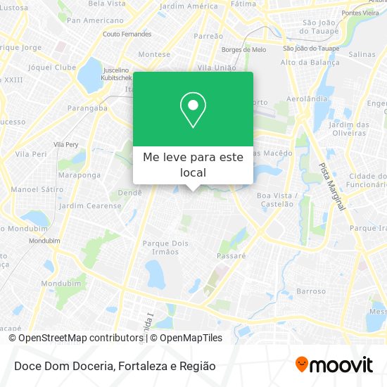 Doce Dom Doceria mapa