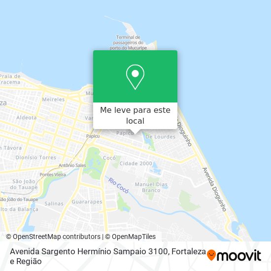 Avenida Sargento Hermínio Sampaio 3100 mapa