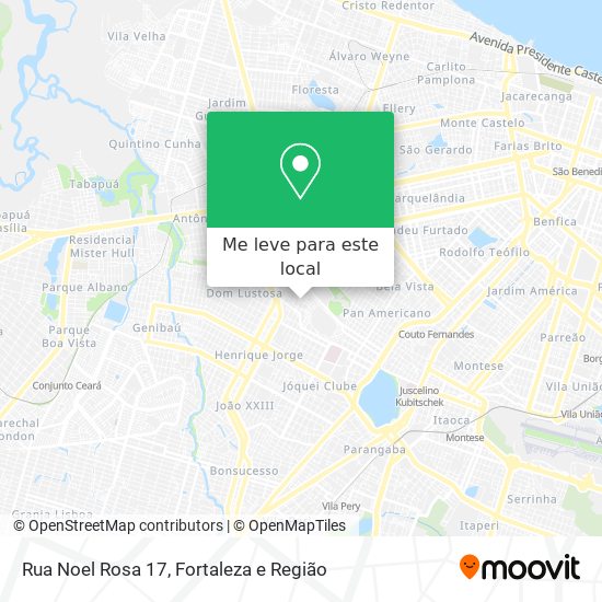 Rua Noel Rosa 17 mapa