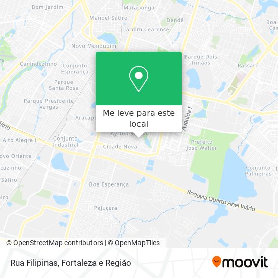 Rua Filipinas mapa