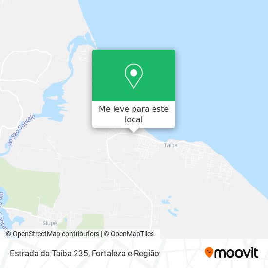 Estrada da Taíba 235 mapa