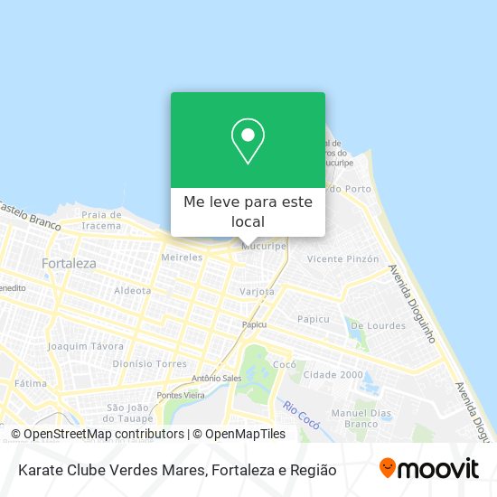 Karate Clube Verdes Mares mapa