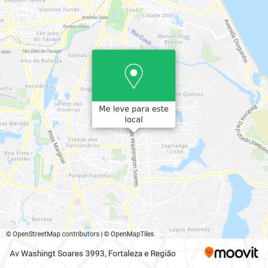Av Washingt Soares 3993 mapa