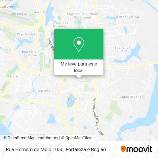 Rua Homem de Melo 1050 mapa