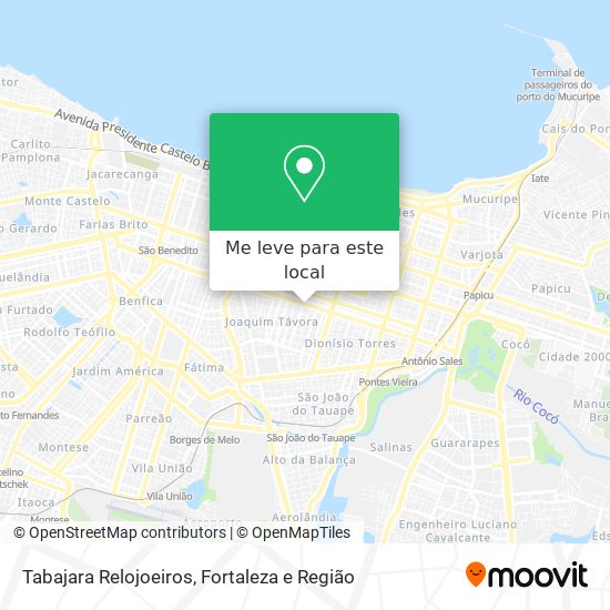 Tabajara Relojoeiros mapa