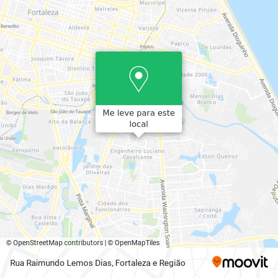 Rua Raimundo Lemos Dias mapa