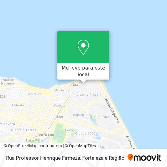 Rua Professor Henrique Firmeza mapa