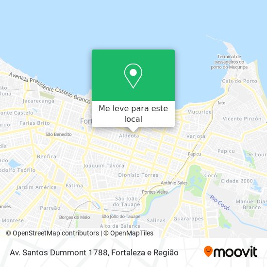 Av. Santos Dummont 1788 mapa