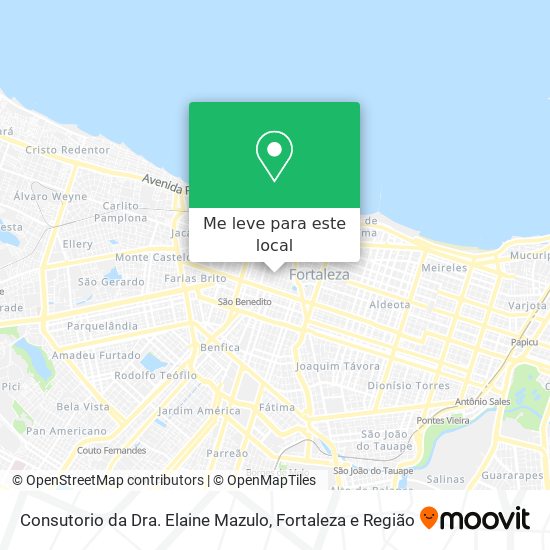 Consutorio da Dra. Elaine Mazulo mapa