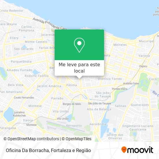 Oficina Da Borracha mapa