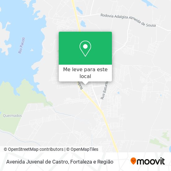 Avenida Juvenal de Castro mapa