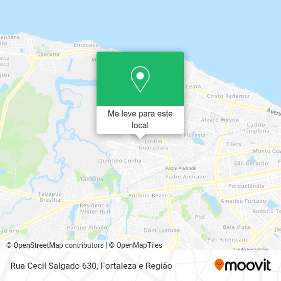 Rua Cecil Salgado 630 mapa