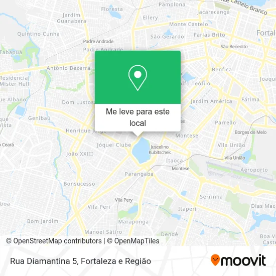 Rua Diamantina 5 mapa