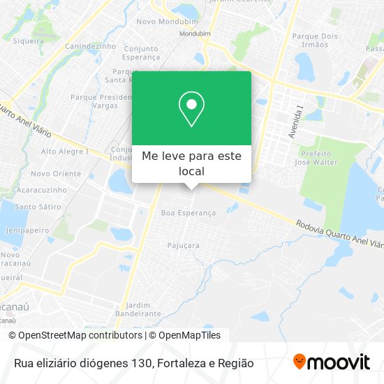 Rua eliziário diógenes 130 mapa