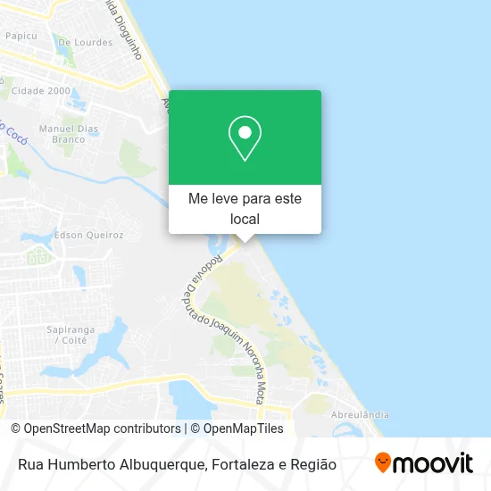 Rua Humberto Albuquerque mapa