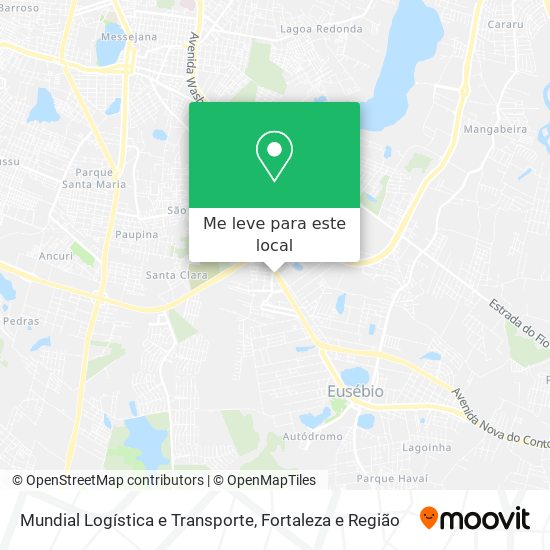 Mundial Logística e Transporte mapa