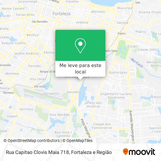 Rua Capitao Clovis Maia 718 mapa