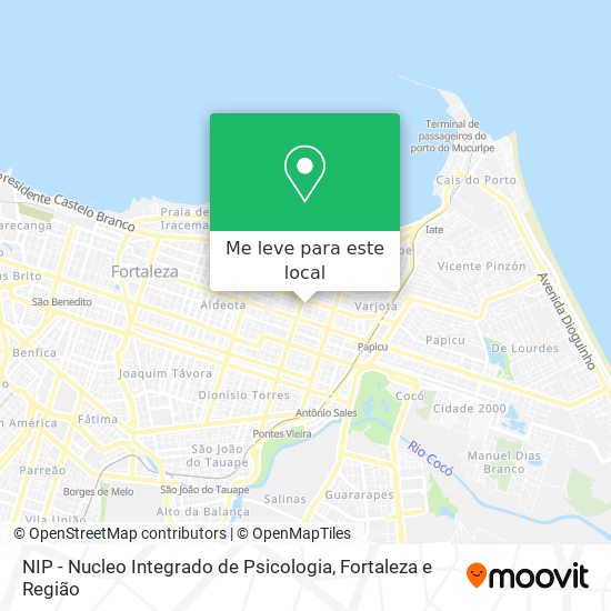 NIP - Nucleo Integrado de Psicologia mapa