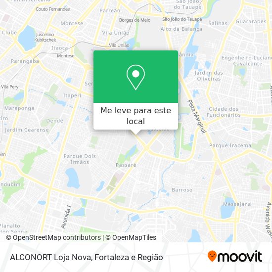 ALCONORT Loja Nova mapa