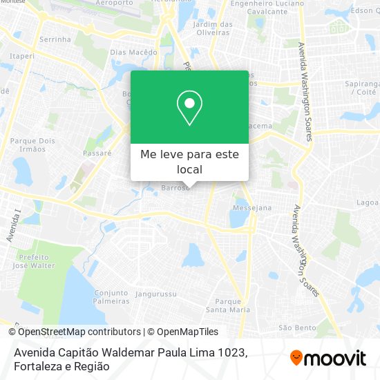 Avenida Capitão Waldemar Paula Lima 1023 mapa