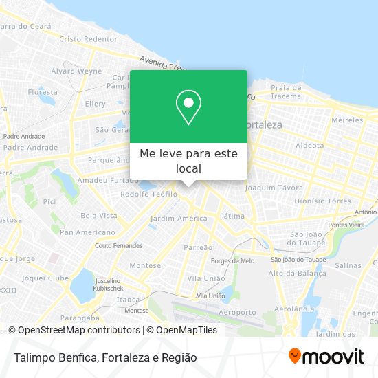Talimpo Benfica mapa