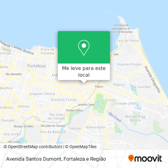 Avenida Santos Dumont mapa