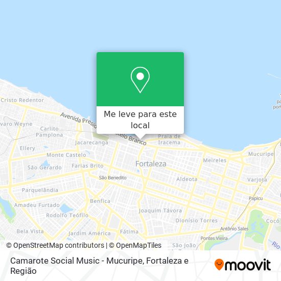 Camarote Social Music - Mucuripe mapa