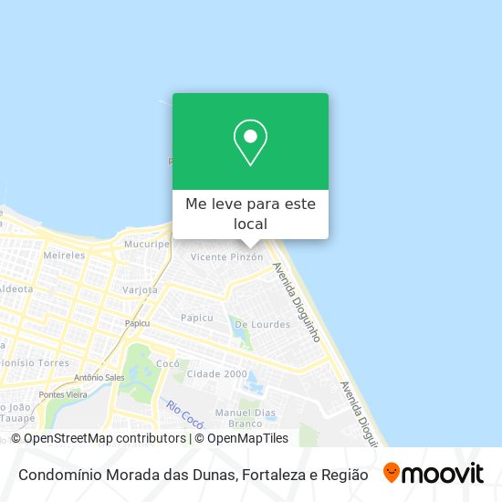 Condomínio Morada das Dunas mapa