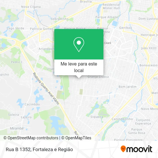 Rua B 1352 mapa