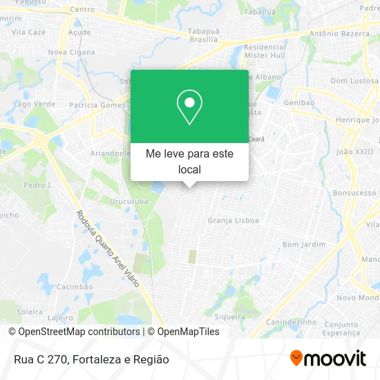 Rua C 270 mapa