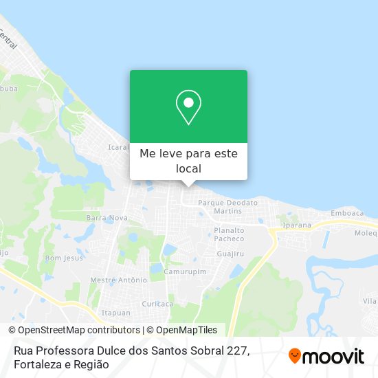 Rua Professora Dulce dos Santos Sobral 227 mapa