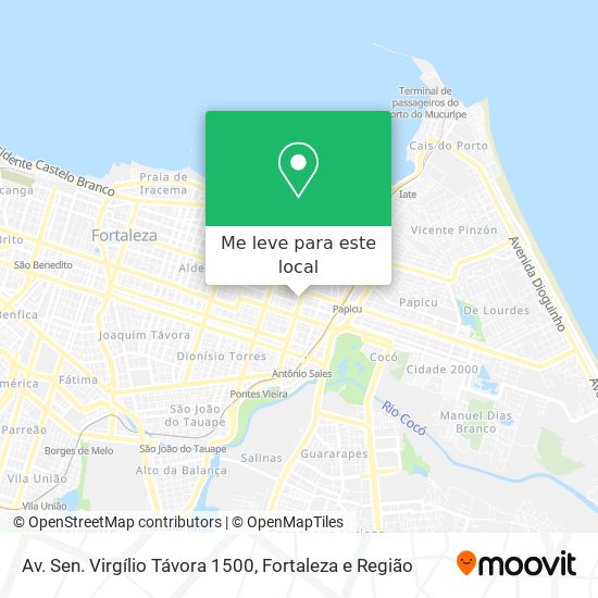 Av. Sen. Virgílio Távora 1500 mapa