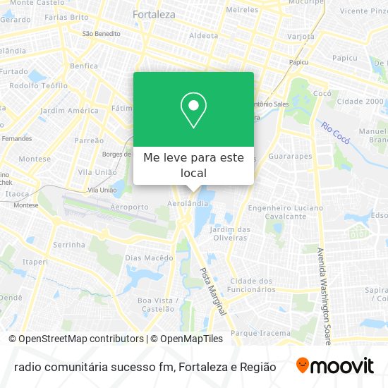 radio comunitária sucesso fm mapa