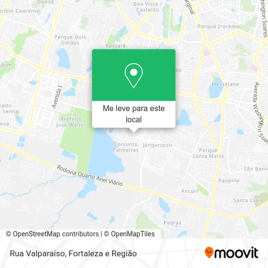 Rua Valparaíso mapa