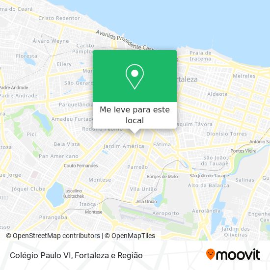 Colégio Paulo VI mapa
