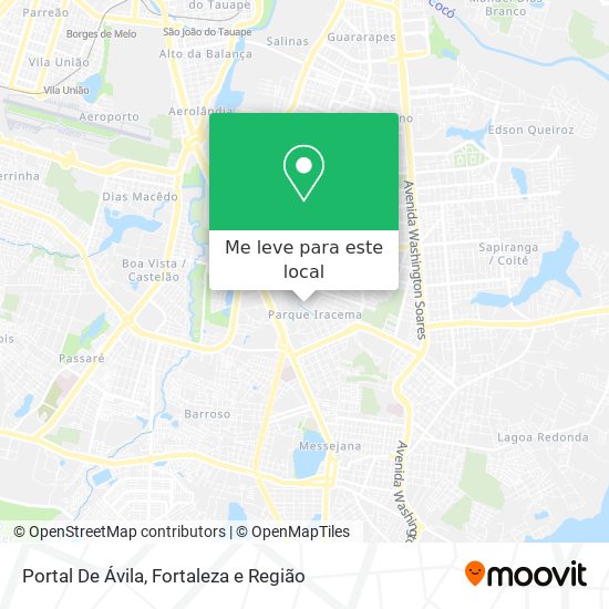 Portal De Ávila mapa