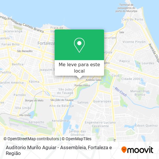 Auditorio Murilo Aguiar - Assembleia mapa
