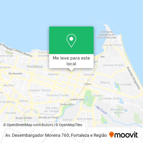 Av. Desembargador Moreira 760 mapa