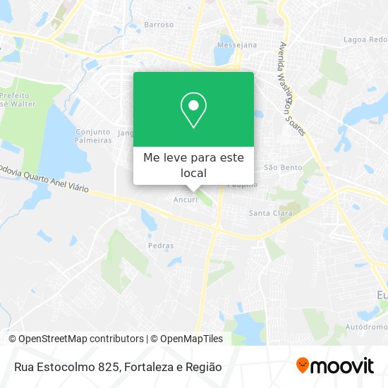 Rua Estocolmo 825 mapa