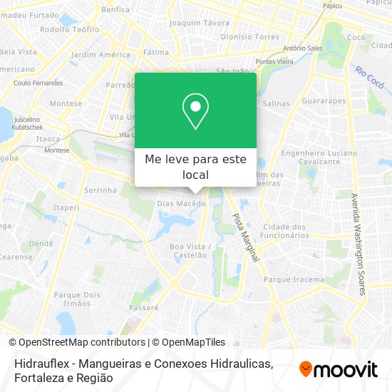 Hidrauflex - Mangueiras e Conexoes Hidraulicas mapa