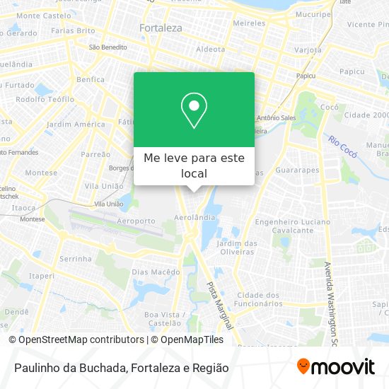 Paulinho da Buchada mapa