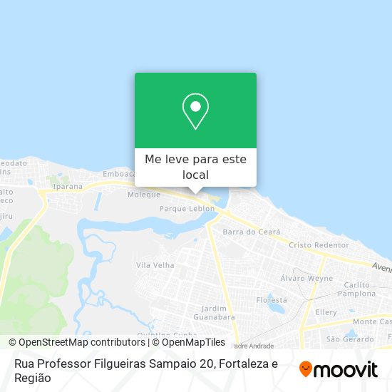 Rua Professor Filgueiras Sampaio 20 mapa