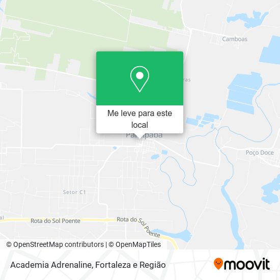 Academia Adrenaline mapa